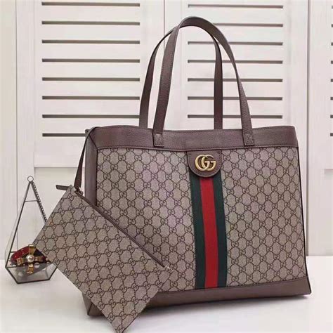 gucci fabric tote|gucci unisex tote.